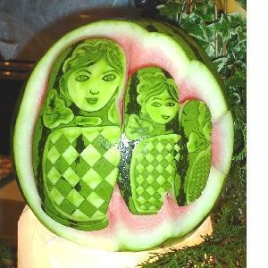 Melon Asian ladies