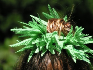 Leafy hairpiece